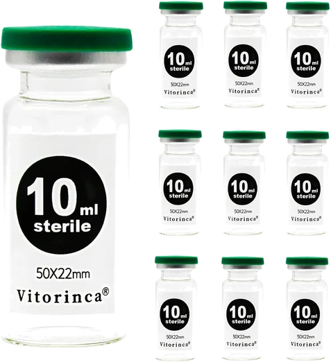 Vitorinca Sterile 10mL Glass Vials (10 count)
